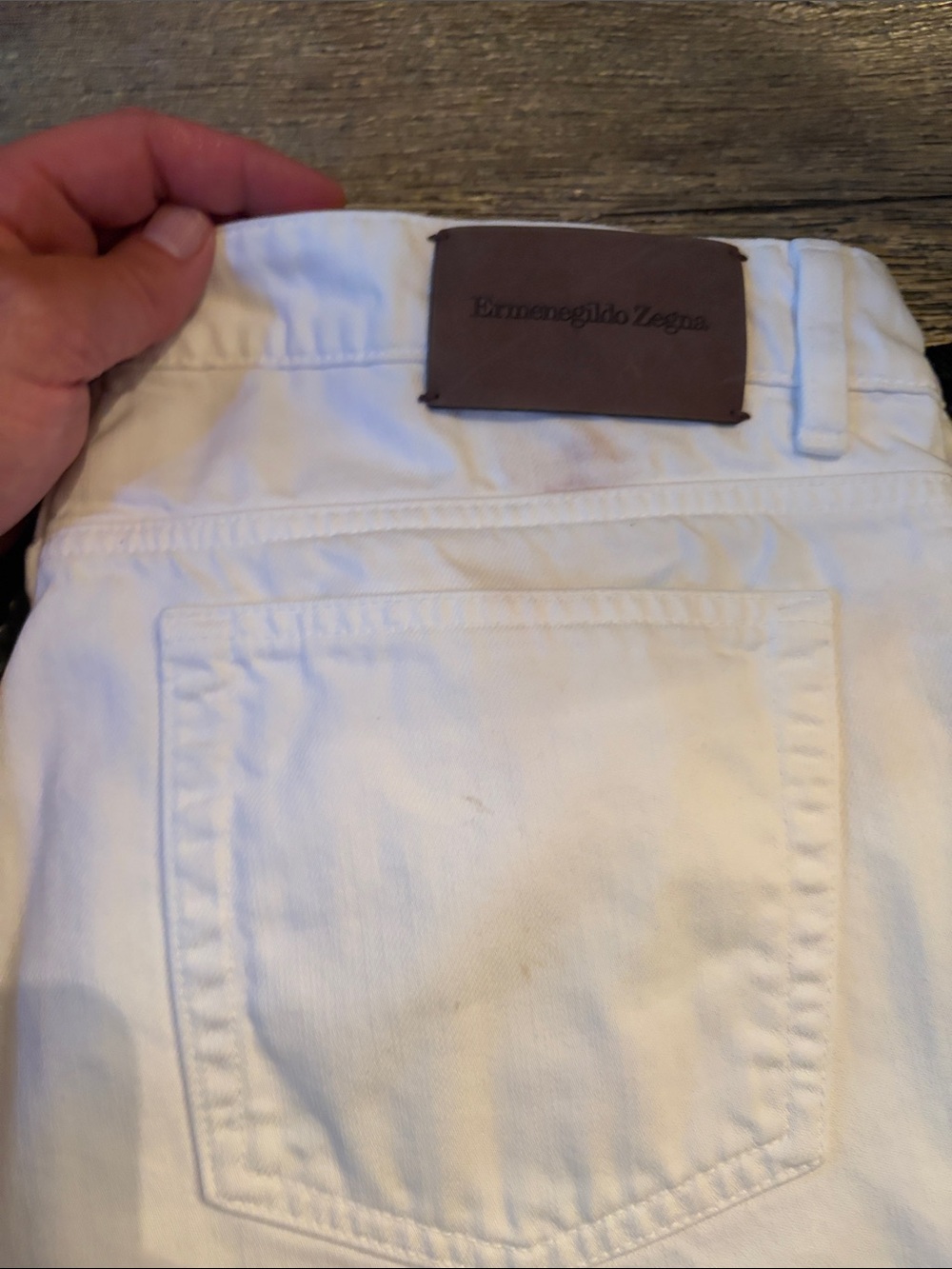 Ermenegildo Zegna White Slim Men’s Jeans